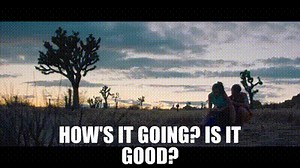 - How's it going? Is it good?