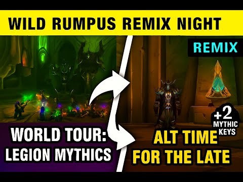 Legion Mythic Blitz + Alt Carry + Mythic+ Keys — Remix Fun Run