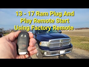 2013 2017 Ram 1500 2500 3500 Push To Start Plug and Play Remote Start Flashlogic FLRSCH10