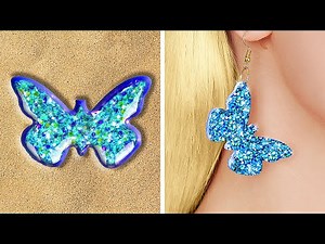 エポキシ樹脂と3Dペンのかわいいアクセサリー 123 GO! のポリマー粘土とレジンのアート！おすすめDIYアイディア