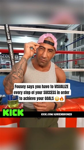 Fousey says you have to VISUALIZE every step of your SUCCESS in order to achieve your GOALS 😳🔥