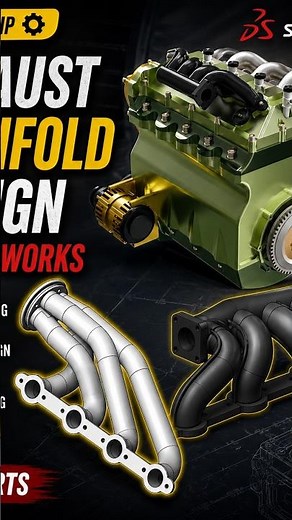 I Designed a Real 4 Stroke Engine in SolidWorks 🤯