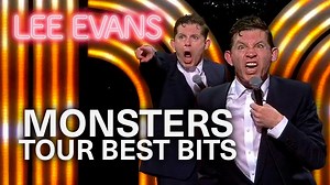 Here are a few of the best moments from Lee Evans's Monsters tour. What was your favourite joke from the show? | Lee Evans