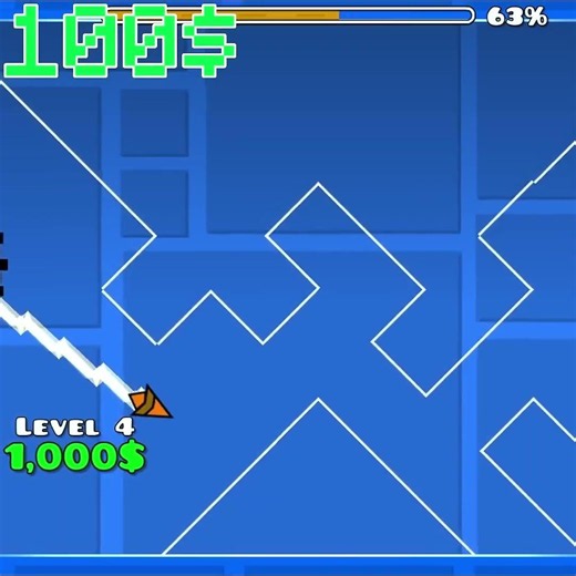 Levels Of Geometry Dash Wave Challenges Be Like... [Geometry Dash Short]