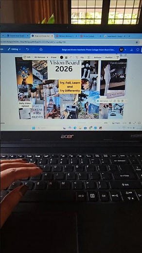 How to create simple & easy Vision Board using pinterest & canva #visionboard #2026
