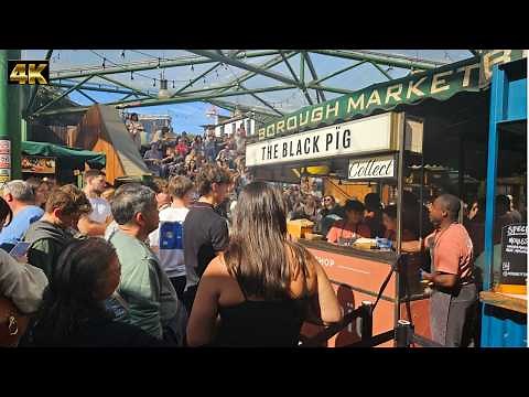 London's Borough Market 🇬🇧: A Street Food Journey 4K HDR | London Walk [Nov 2025]
