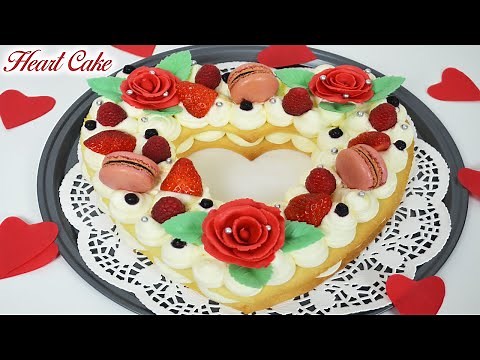 NUMBER CAKE - HEART CAKE - FRUITS ROUGES