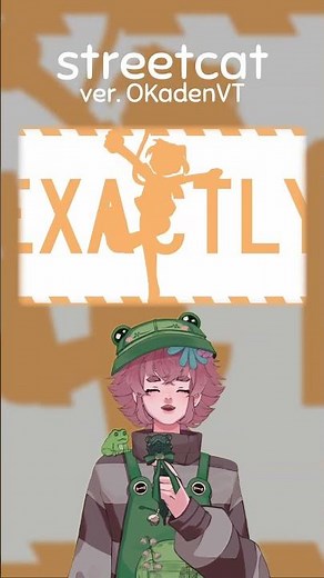 frog sings streetcat by flavor foley 🐈 (short ver.) #vocaloid #vsinger