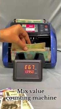new mix valu note counting Machine cis k sath