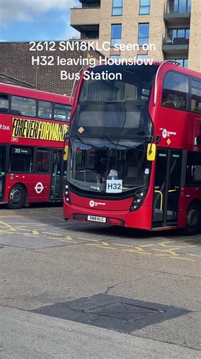 Explore Route H32: Southall Bus 2612 SN18KLC Leaving Hounslow
