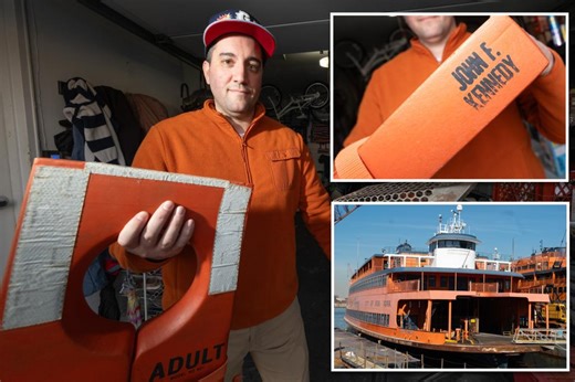 Staten Island ferry bought by Pete Davidson sits as unfunny ‘eyesore’ that appears to be falling apart
