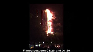Timeline video of Grenfell disaster played at public inquiry