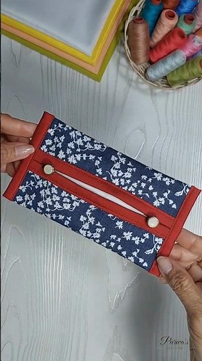 Sew Your Own Pocket Tissue Holder | DIY Small Size Tissue Holder / Pouch Bag