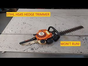 Stihl HS45 Hedge Trimmer | Won't Run! You Won't Believe WHY!