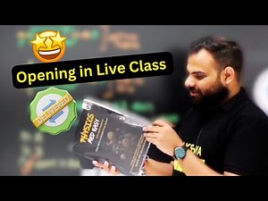 MR SIR's Book Delivered! Opening in Live Class "Physics Med Easy"