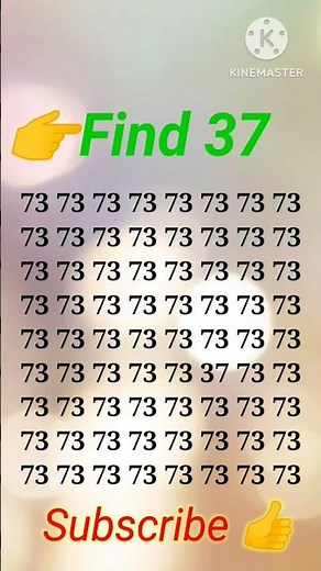 Find the number 37 #find #number