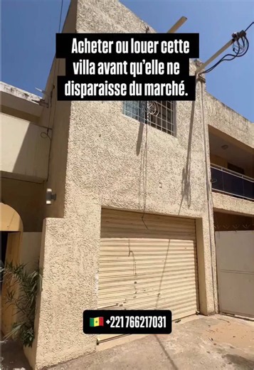 Villa R 1 à Vendre/Louer à Point E, Dakar - Nadia Immo