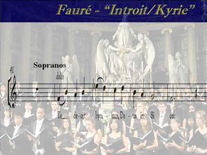 Soprano Faure Requiem Introit Kyrie Score