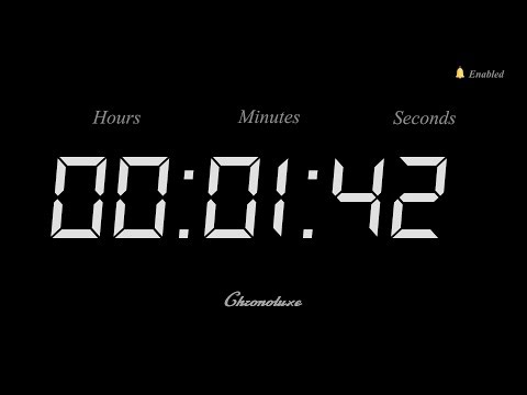 1-Minute 42 Second Timer | Clean and Sleek Countdown