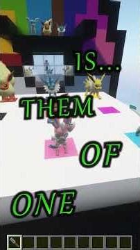 Pokemon Minecraft Guess Who! (Double Eeveelution Pokemon Edition)