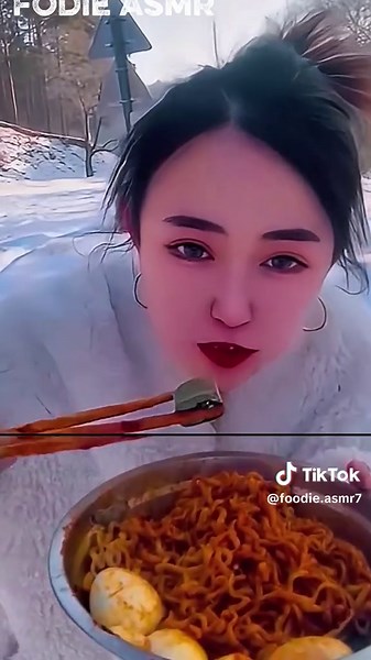 Satisfying Noodles Eating ASMR Experience