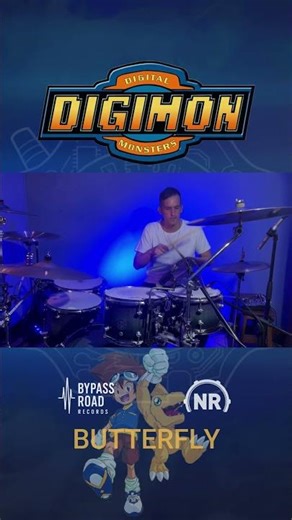 DIGIMON - BUTTER-FLY | Drum Cover By Nacho Ruiz | El Himno de los Niños Elegidos