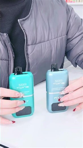 Fizzy Twins 50K Puffs-1 Device 2 Flavors🍓#fizzyvape #vapedisposable #vapelife #vapelove #asmr#shorts