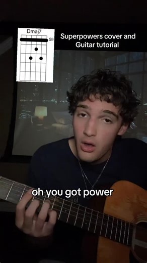 Mason Engler on Instagram: "Superpowers cover and guitar tutorial with chords #music #singing #coversong #musictutorial #guitar"
