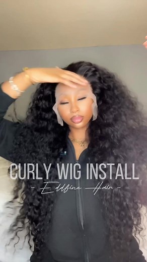 We love a good deep wave wig😍😍part 2 will be up shortly! || Hair from @Eddfinehair 🔗 in my bio! || #eddfine#aliexpress#wiginstall#linkinbiio#hairtutorial#hairinfluencer#wiginfluencer#hairtok#beginnerwigtutorial#deepwavewig#fyp#viral