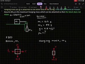 Friction Example: Modified Atwood Machine