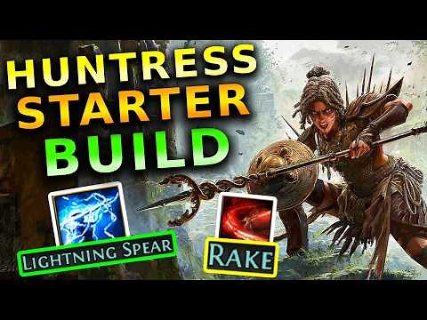 Path of Exile 2 - This Lightning Spear & Bleed Huntress Build MELTS Everything! PoE 2 Huntress Guide