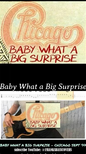 BABY WHAT A BIG SURPRISE - CHICAGO | FRANKS BASS COVERS #shorts2026