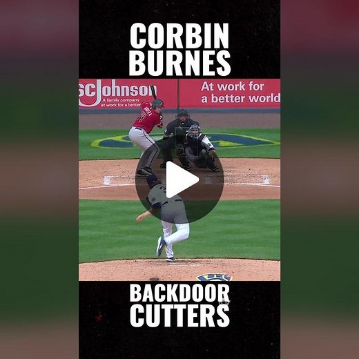 Corbin Burnes’ Backdoor Cutter just may be the Prettiest Pitch in Baseball. 😍 #baseball #pitching #pitchingninja
