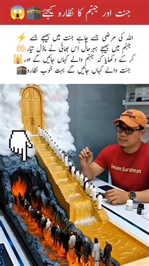 “A Powerful Reminder: The Gate to Heaven and Hell#HeavenAndHell#PowerfulReminder#FaithOverFear#Islam