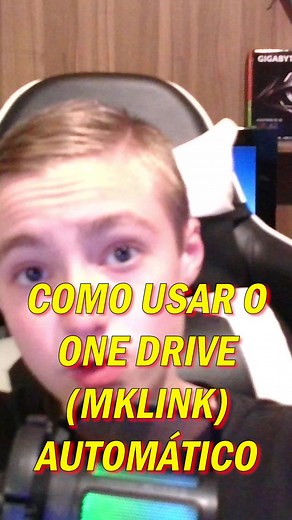 O SEGREDO PARA USAR O MKLINK COM O ONEDRIVE *AUTOMATICAMENTE* SEM COMPLICAÇÕES! #onedrive #cmd