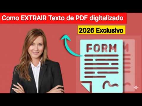 Como extrair texto de PDF digitalizado no Windows - 2026 Grátis