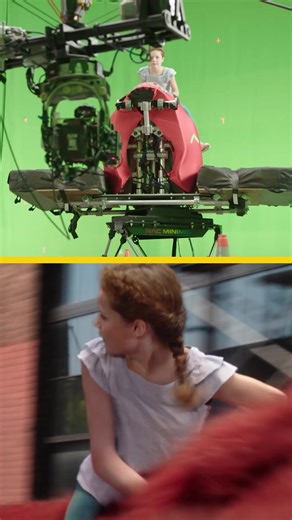 Sur le tournage de Clifford, Le gros chien rouge 😂