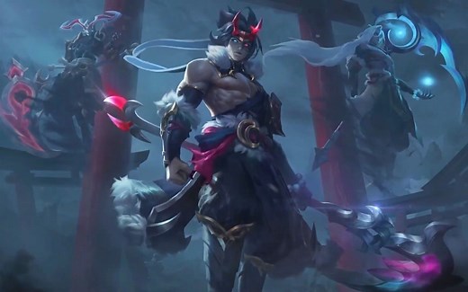 【英雄联盟动态原画/壁纸】净雪之月-凯隐