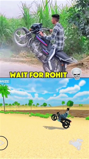 Rohit Took wheelie 😈 || #gamingshorts #nishudeshwal