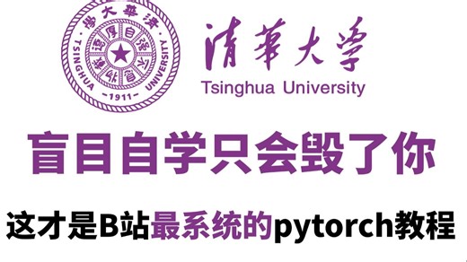 【整整200集】清华大学188小时讲完的Pytorch教程！从入门到实战，通俗易懂，一套解决Pytorch框架所有问题！深度学习/人工智能/神经网络