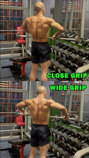 "Close Grip vs. Wide Grip Upright Rows: What's Best?"#shorts #fitness #gym