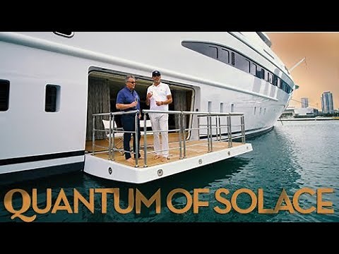 JAMES BONDS SECRET $60 MILLION DOLLAR MEGAYACHT!