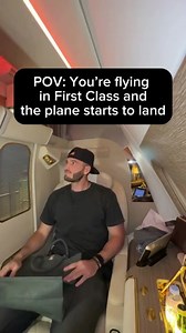 When You Fly In 1st Class You Have To Get Your Moneys Worth 😝