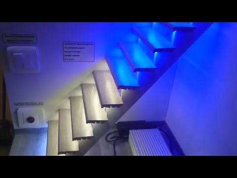 Eclairage d'escalier automatique et progressif "smbconcept"