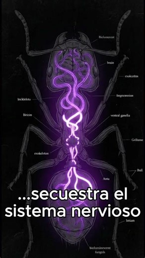 Ophiocordyceps: El hongo que secuestra cerebros 🧠@short