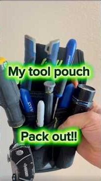 Minimal Tool Pouch Setup That Gets It Done