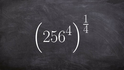 Applying the power rule to simplify an expression with a rational power