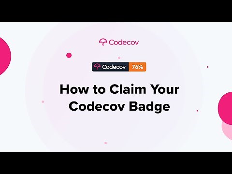 Claiming Your Codecov Badge
