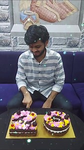 This Monogram Cake made for my Son Sahil on his 20th birthday in yesterday's Live | Sunita's Cakes & Cooking Classes