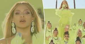 Beyonce made a grand opening at the Oscars 2022 - her daughter Blue Ivy joined her on stage